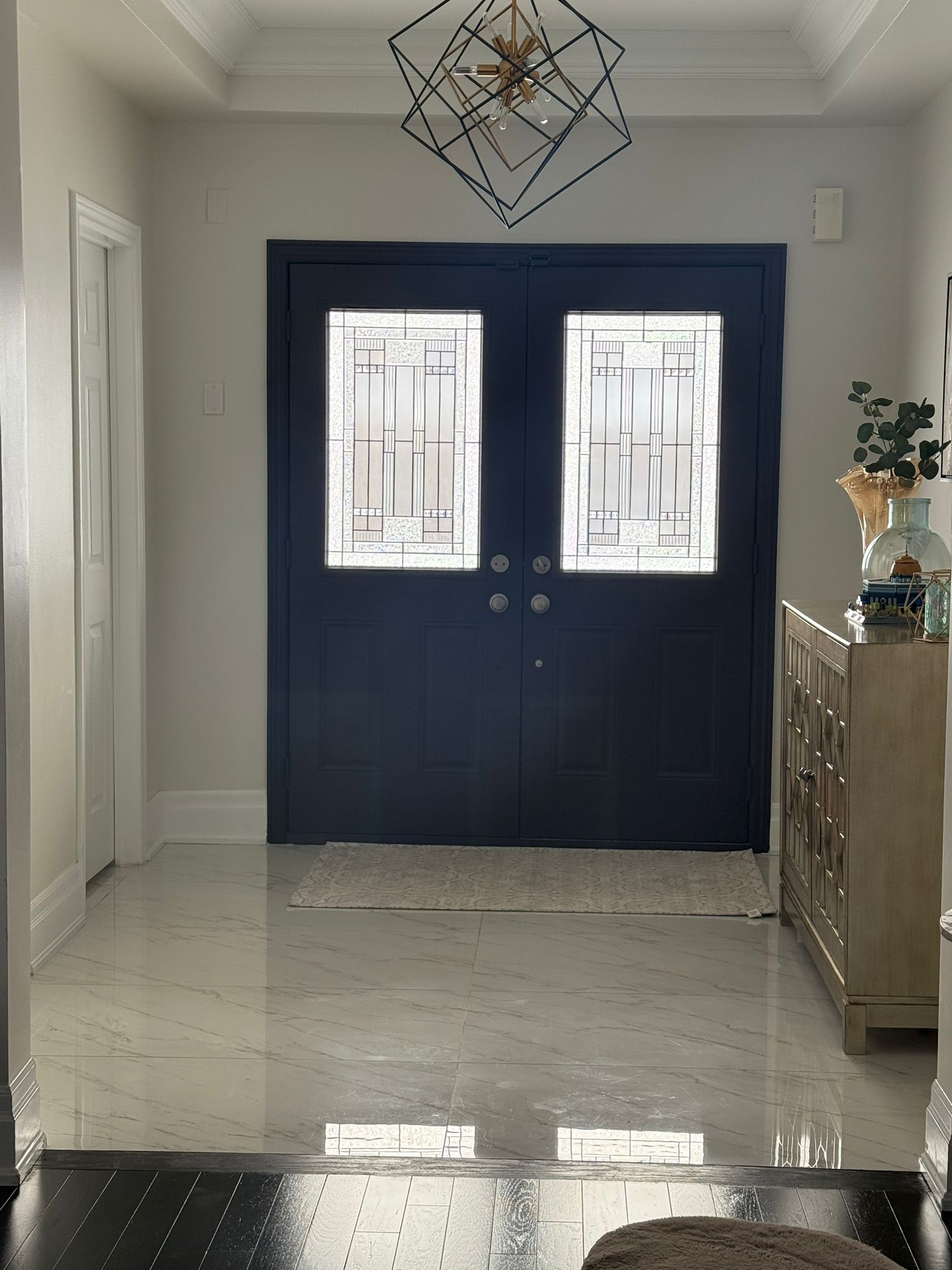 Modern Sophistication meets Marble Elegance